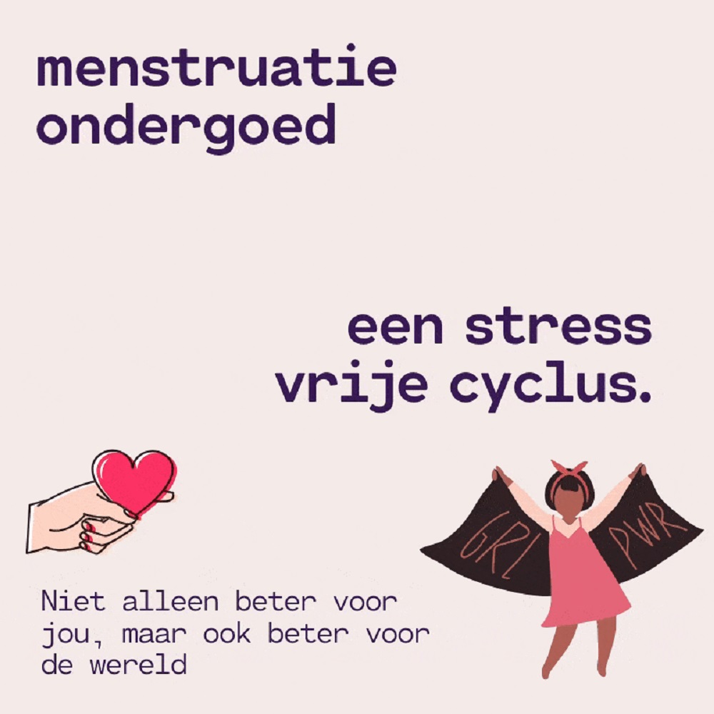 Menstruatie ondergoed cyclus 1