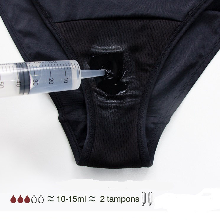 Menstruatie Badpak | Nylon | 4 lagen - Afbeelding 7